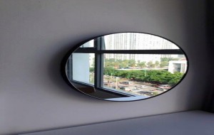 Sử dụng gương tròn trong thiết kế