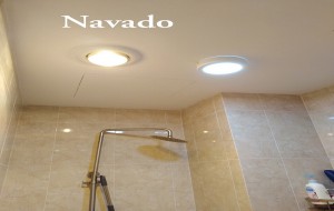 Tư vấn chọn đèn sưởi cho phòng tắm kính