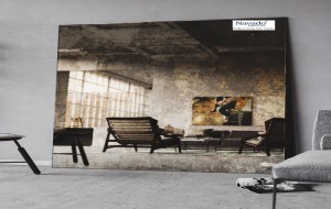 Gương màu khói cổ điển navado