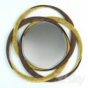 Gương tròn vành đồng cổ cross 60 cm