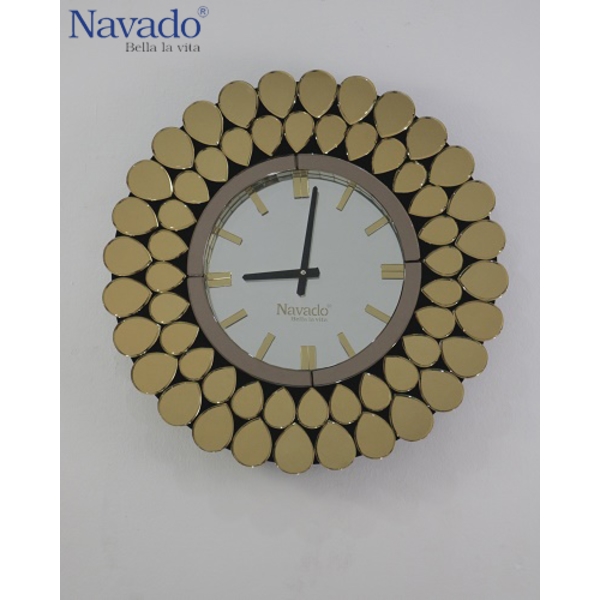 Đồng hồ nghệ thuật treo tường Gold Peacock