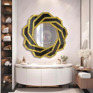 Gương phòng tắm nghệ thuật Spider-Gold