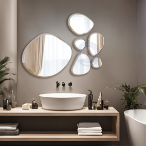 Gương trang trí nội thất Pebble
