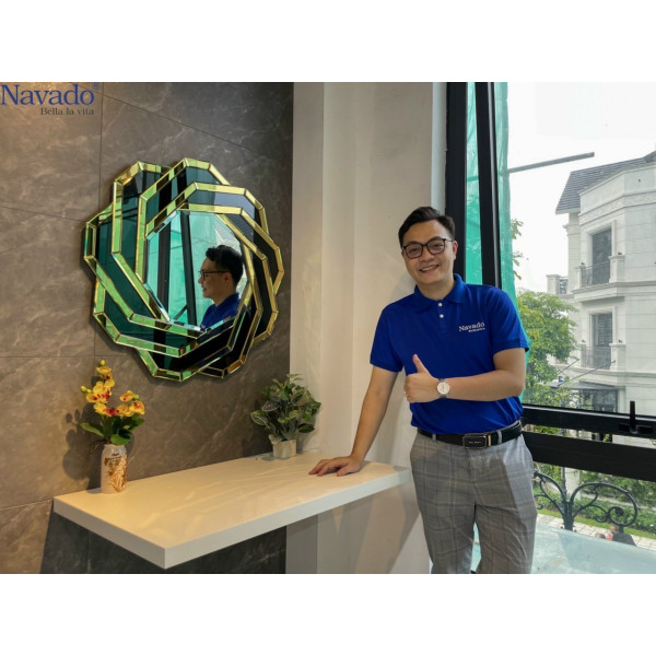 Gương bàn trang điểm Spider-Gold