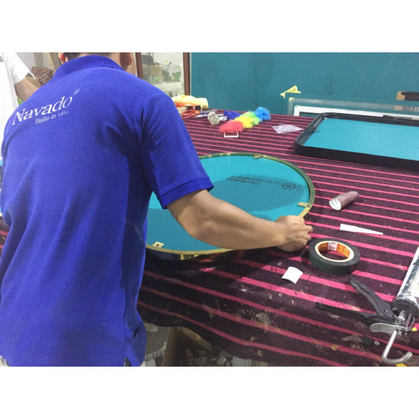 Gương trang trí hình elip NAV 508C
