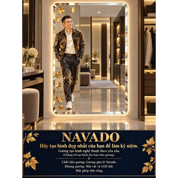 Gương soi toàn thân Chân Dung Nam NAVADO