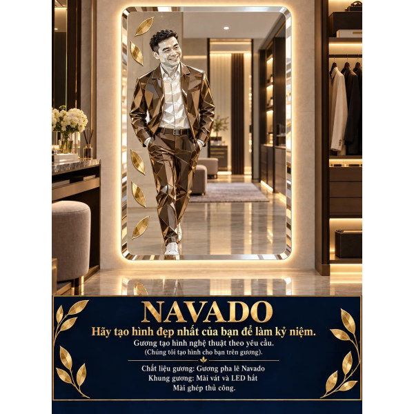 Gương soi toàn thân Chân Dung Nam NAVADO