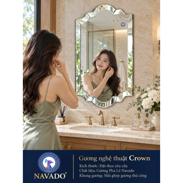 Gương trang trí Crown NAVADO