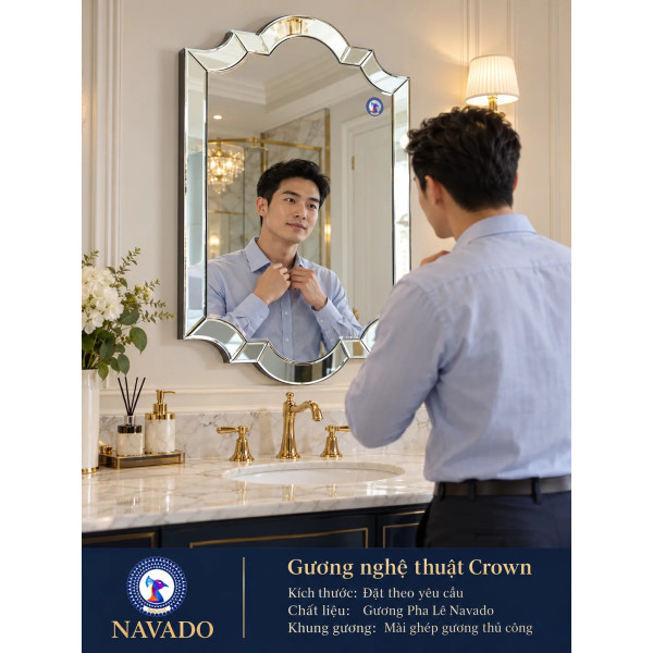 Gương trang trí Crown NAVADO