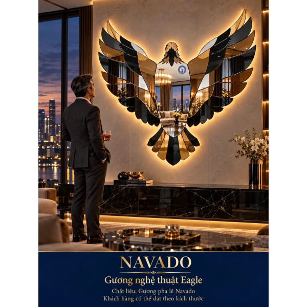 Gương nghệ thuật Eagle NAVADO phòng khách