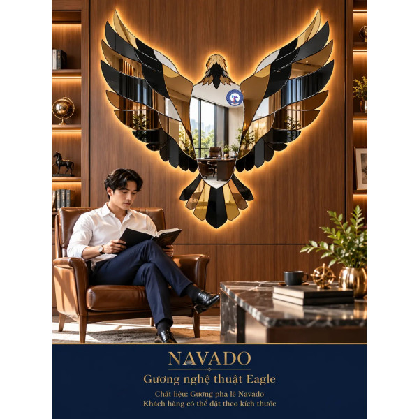 Gương nghệ thuật Eagle NAVADO phòng khách