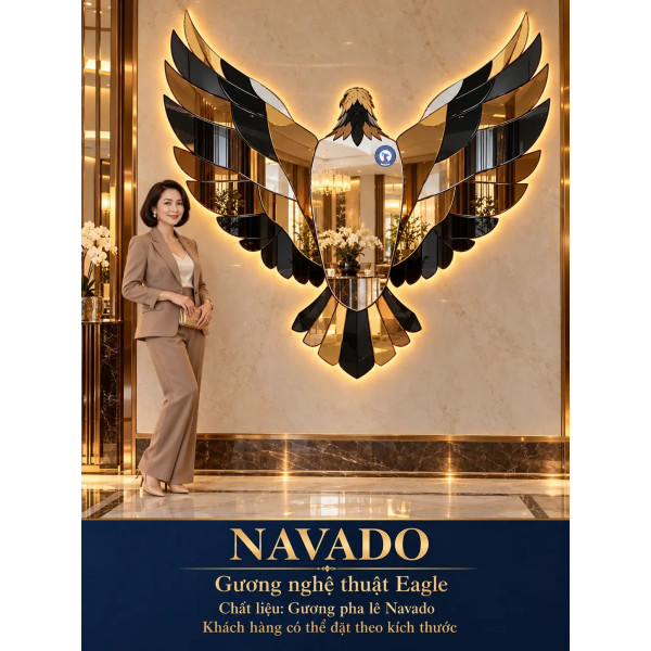 Gương nghệ thuật Eagle NAVADO phòng khách