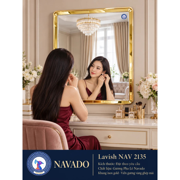 Gương bàn trang điểm Lavish NAV 2135 NAVADO