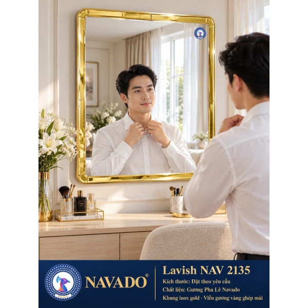 Gương bàn trang điểm Lavish NAV 2135 NAVADO