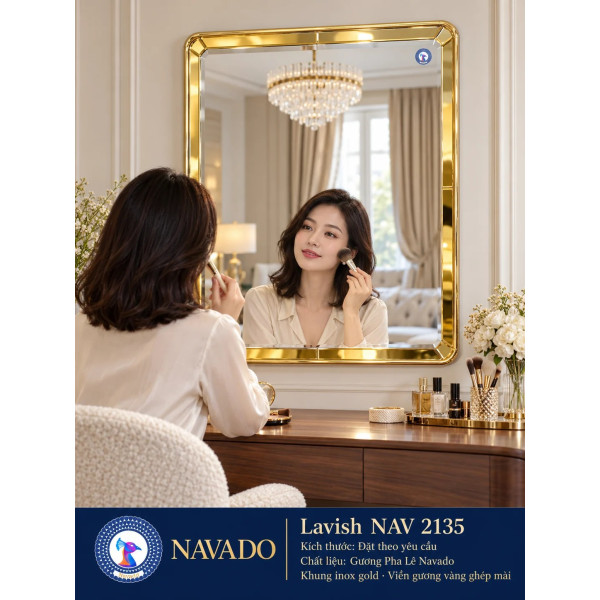 Gương bàn trang điểm Lavish NAV 2135 NAVADO