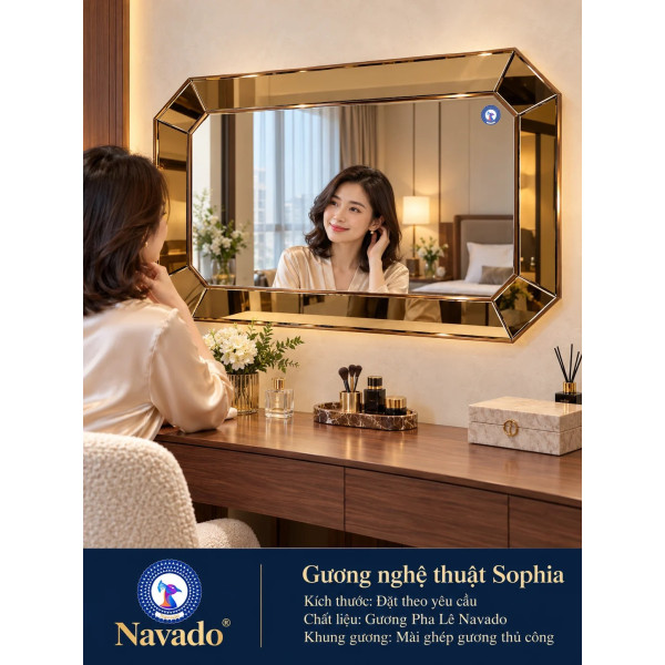 Gương bàn trang điểm Sophia NAVADO