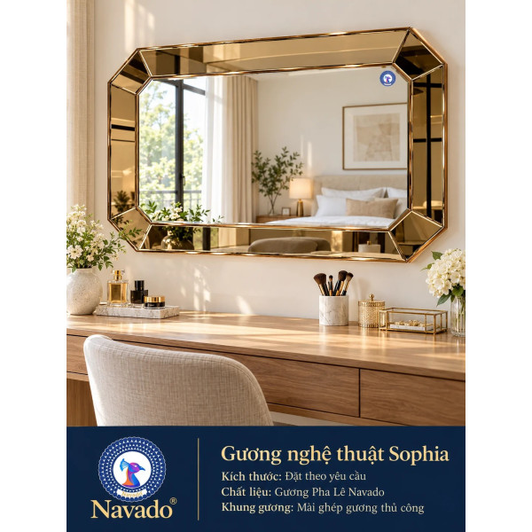 Gương bàn trang điểm Sophia NAVADO