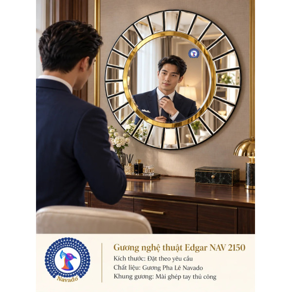 Gương bàn trang điểm Edgar NAV 2150 NAVADO