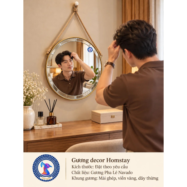 Gương bàn trang điểm Homestay NAVADO