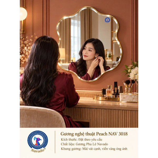 Gương bàn trang điểm Peach NAV 3018 NAVADO