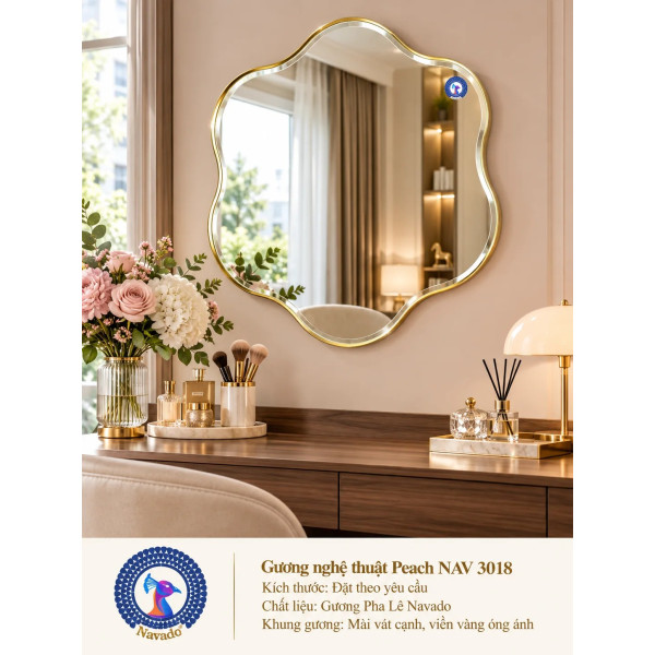 Gương bàn trang điểm Peach NAV 3018 NAVADO