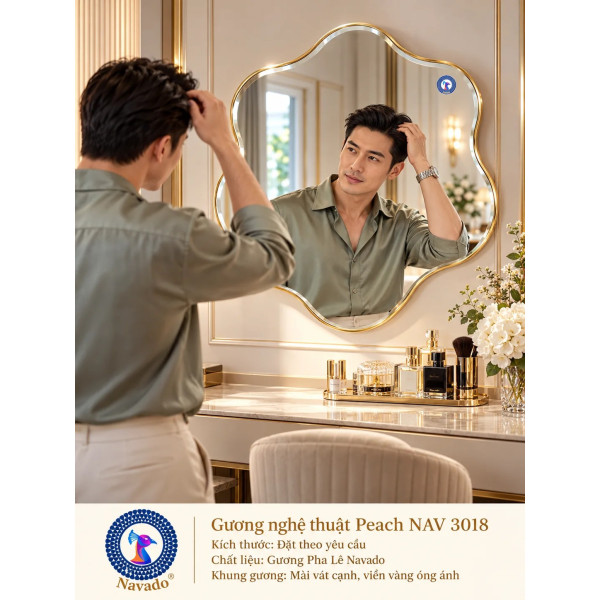 Gương bàn trang điểm Peach NAV 3018 NAVADO