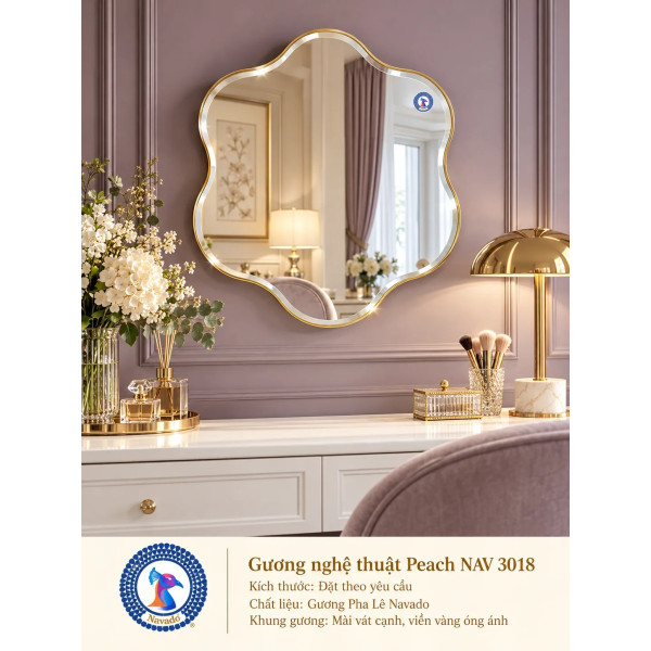 Gương bàn trang điểm Peach NAV 3018 NAVADO
