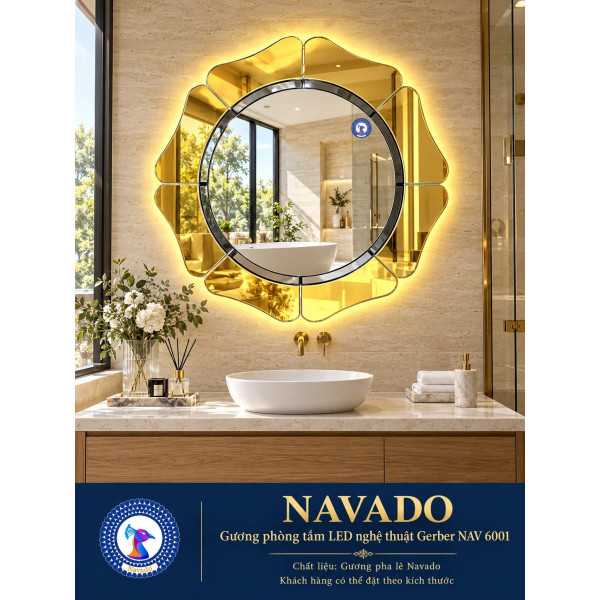 Gương phòng tắm Gerber NAV 6001 LED