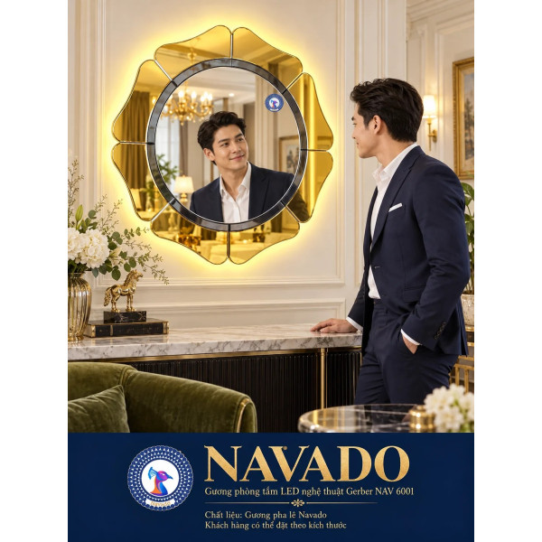 Gương trang trí Gerber NAV 6001 LED