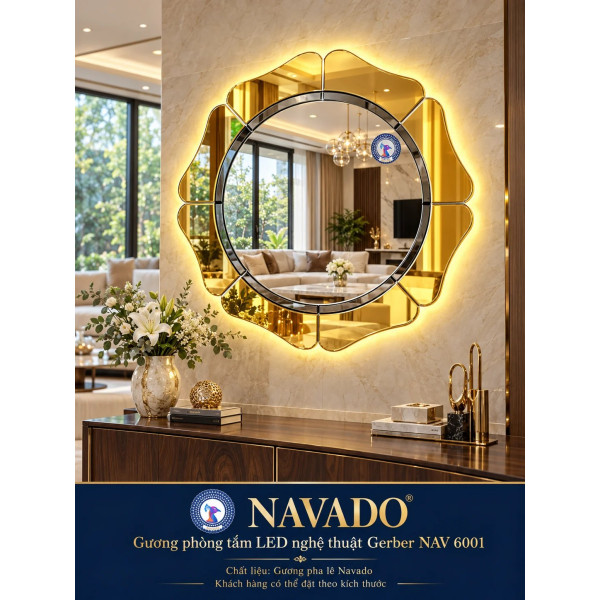 Gương trang trí Gerber NAV 6001 LED