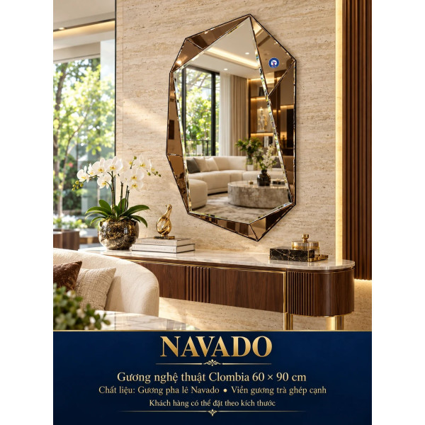 Gương trang trí Clombia NAVADO phòng khách