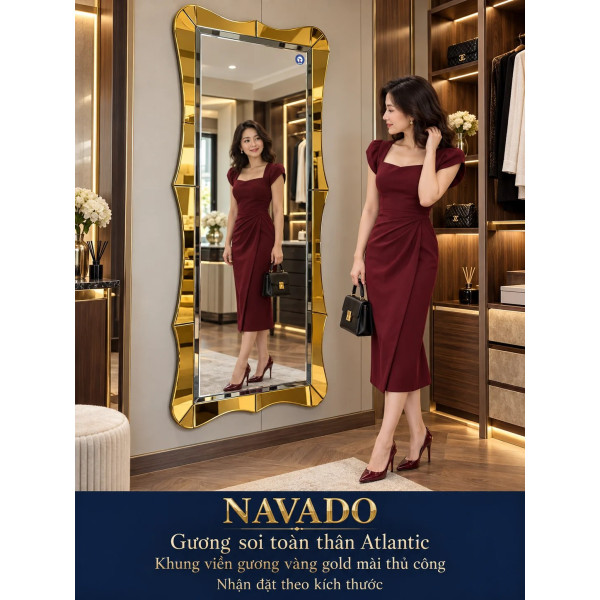 Gương soi toàn thân nghệ thuật Atlantic NAVADO