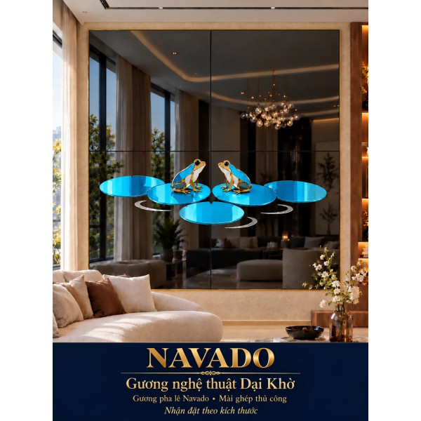 Gương nghệ thuật Dại Khờ NAVADO không LED