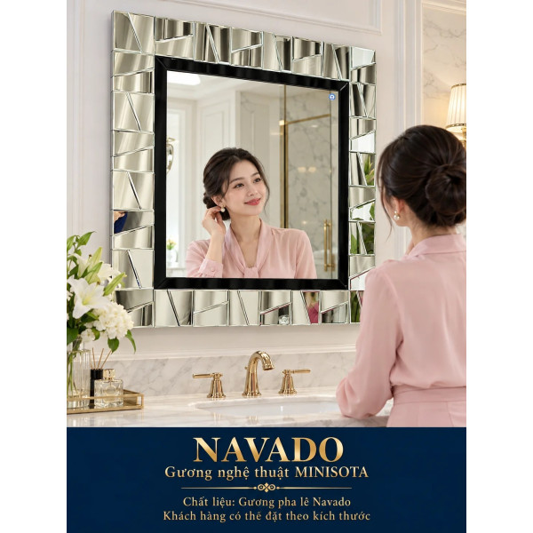 Gương phòng tắm nghệ thuật Minisota NAVADO