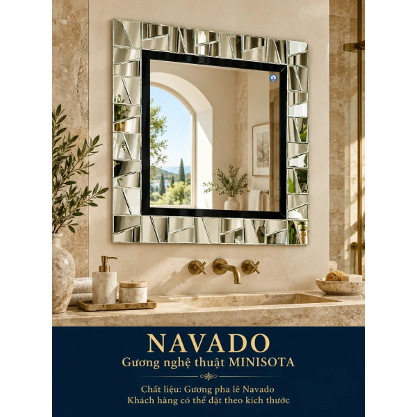 Gương phòng tắm nghệ thuật Minisota NAVADO