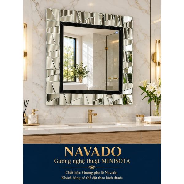 Gương phòng tắm nghệ thuật Minisota NAVADO