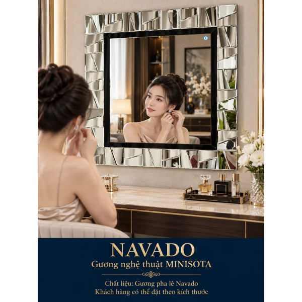Gương bàn trang điểm Minisota NAVADO