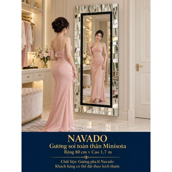 Gương soi toàn thân Minisota NAVADO 80 x 170 cm