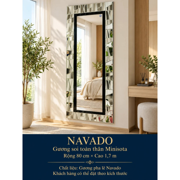 Gương soi toàn thân Minisota NAVADO 80 x 170 cm