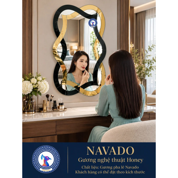 Gương bàn trang điểm Honey NAVADO