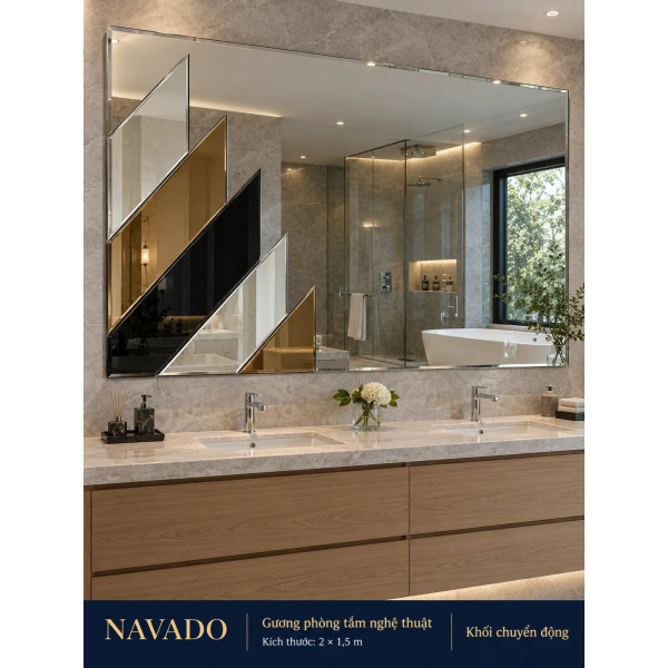 Gương phòng tắm Khối Chuyển Động NAVADO