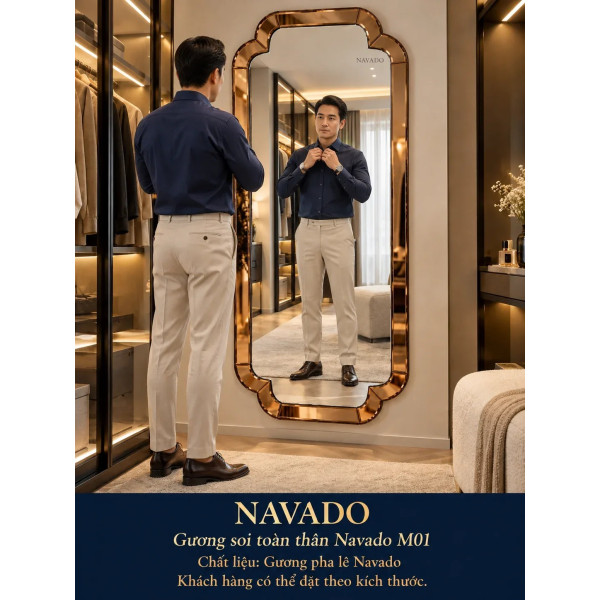 Gương soi toàn thân NAVADO M01 70 x 170 cm