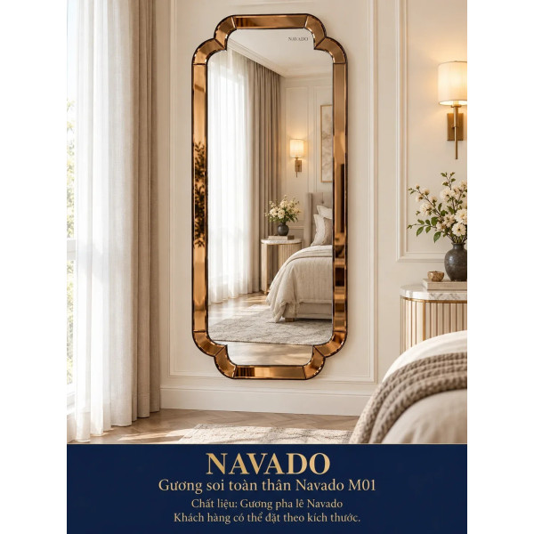 Gương soi toàn thân NAVADO M01 70 x 170 cm