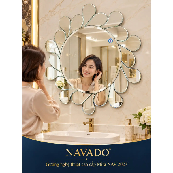 Gương phòng tắm nghệ thuật Mira NAV 2027-NT