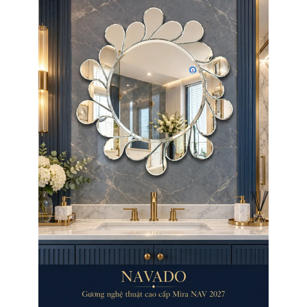 Gương phòng tắm nghệ thuật Mira NAV 2027-NT