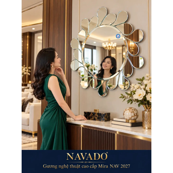 Gương trang trí nội thất Mira NAV 2027-NT