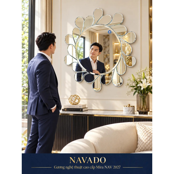Gương trang trí nội thất Mira NAV 2027-NT