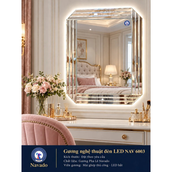 Gương bàn trang điểm LED NAV 6003