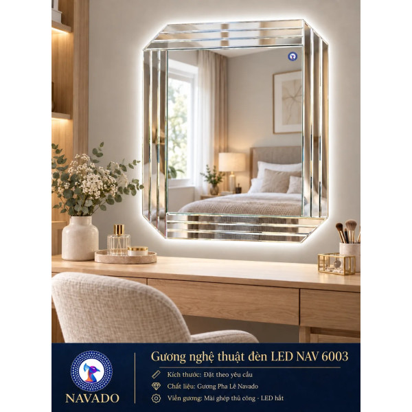 Gương bàn trang điểm LED NAV 6003