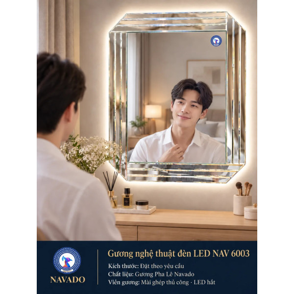 Gương bàn trang điểm LED NAV 6003